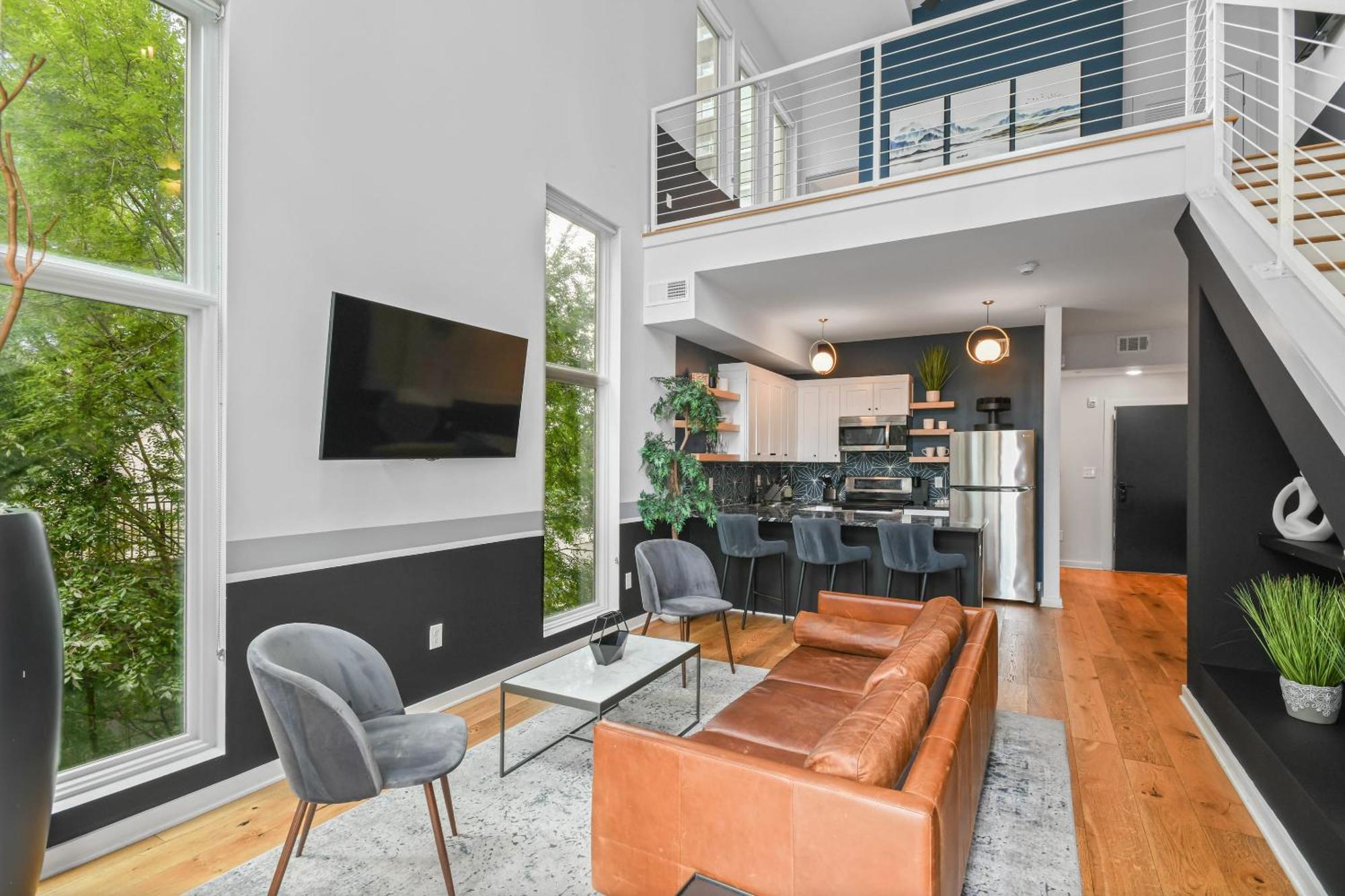 Апартаменты Stupendous Heart Of Piedmont Park Two Story Loft Атланта Экстерьер фото