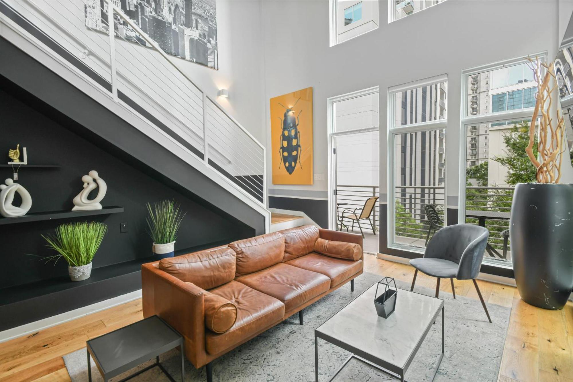 Апартаменты Stupendous Heart Of Piedmont Park Two Story Loft Атланта Экстерьер фото